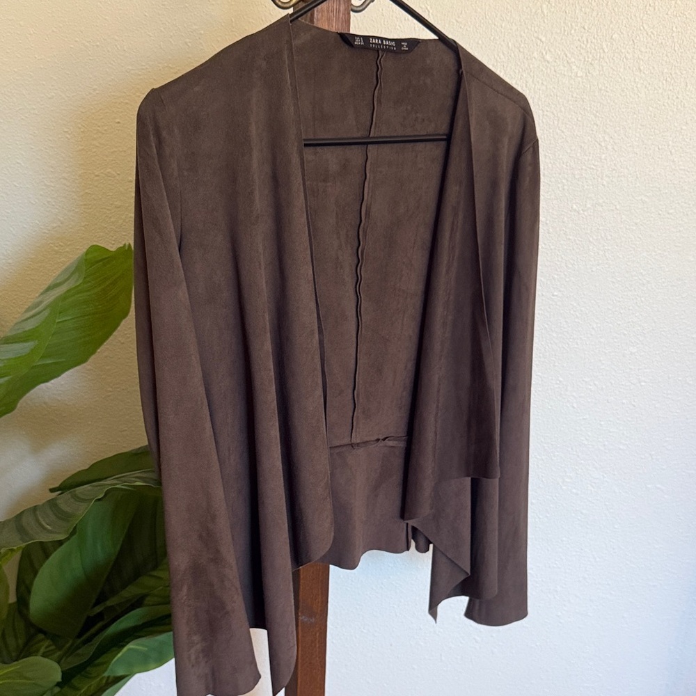 Zara Dark Brown Women's Blazer